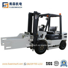 Forklift with Bale Clamps, Block Clamps, Carton Clamps, Tire Clamps